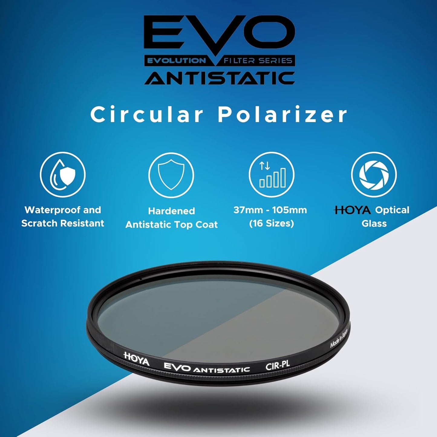 Hoya Circular Polarizer Evo Antistatic CPL Filter 67mm