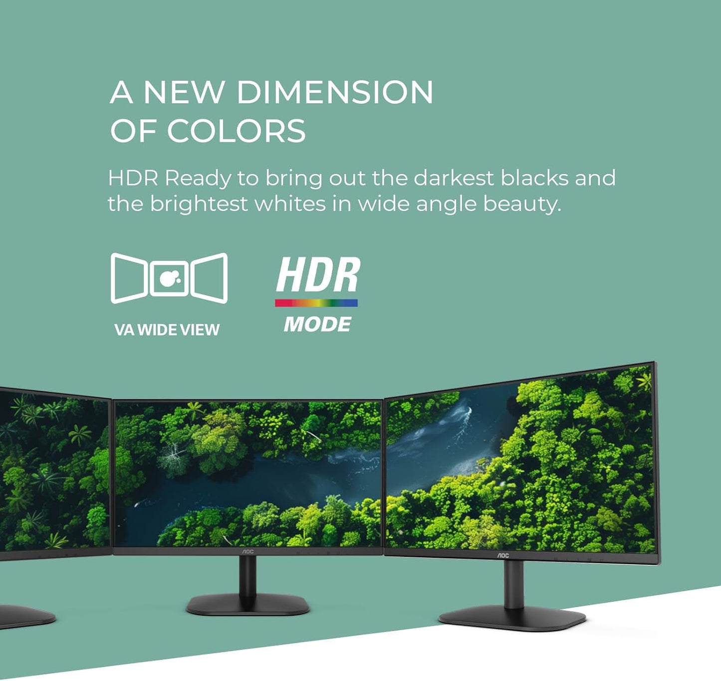 AOC 27B2H2 27" Frameless 100Hz IPS FHD Monitor