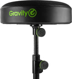 Gravity GFDSEAT1 Round Musicians Stool - Black