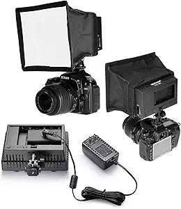 Neewer 90087854@@##1 CN-160 LED Video Light Softbox Kit — main product image