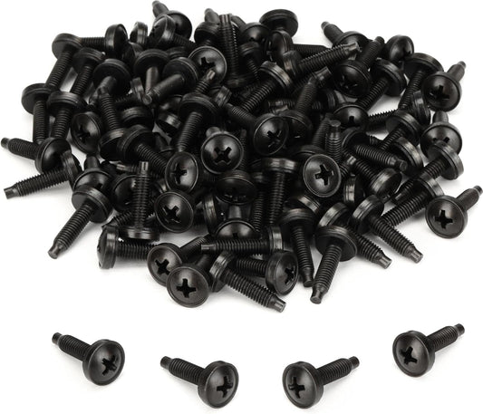 Middle Atlantic HW100 Black Trim-Head Screws 10-32 100pc