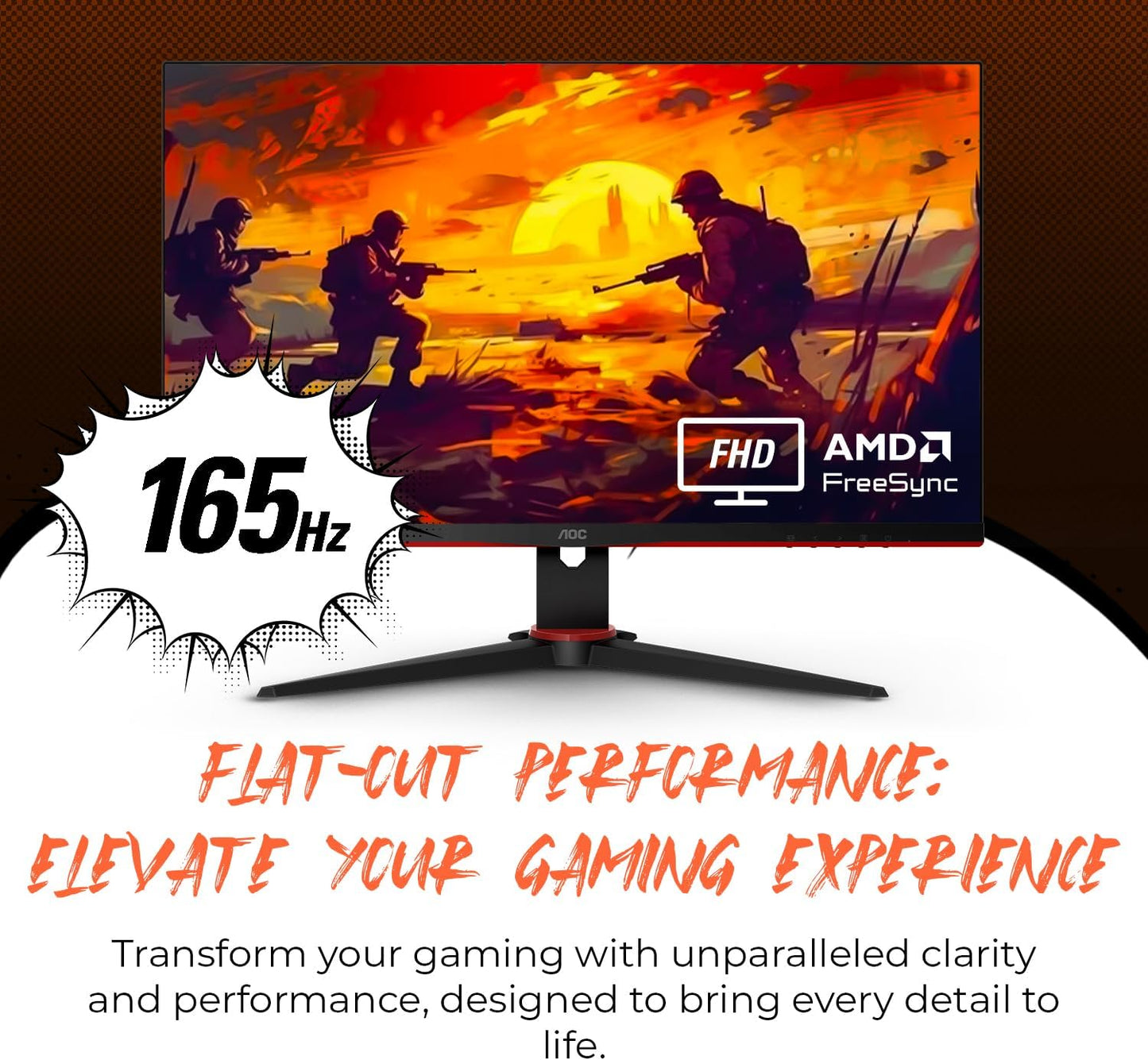AOC C27G2 27" 165Hz Curved Gaming Monitor