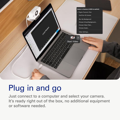 Elgato 20WAE9901 Facecam Neo Full HD Streaming Webcam