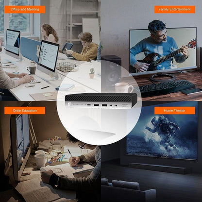 HP EliteDesk 800 G4 Mini PC: i5, 16GB RAM, 512GB SSD, Win 11 Pro (Renewed)