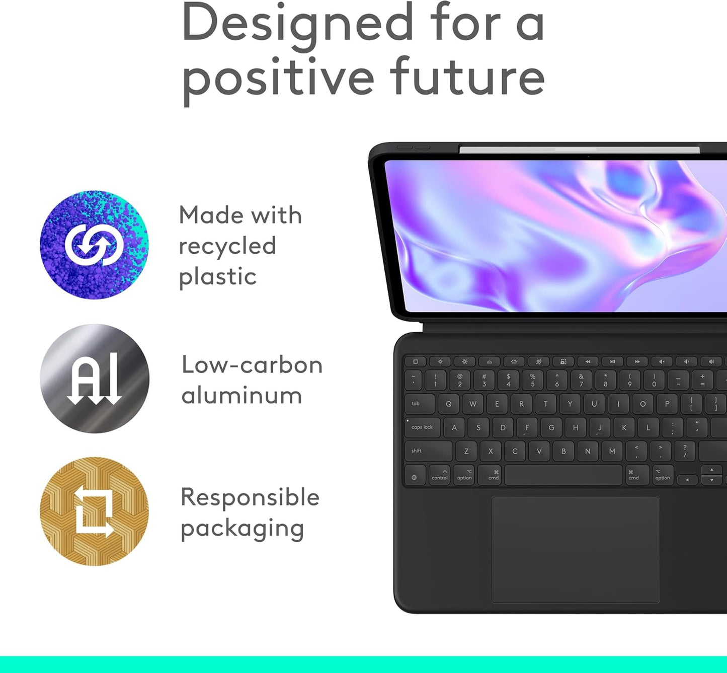 Logitech 920-012860 Combo Touch iPad Pro 13" Keyboard Case