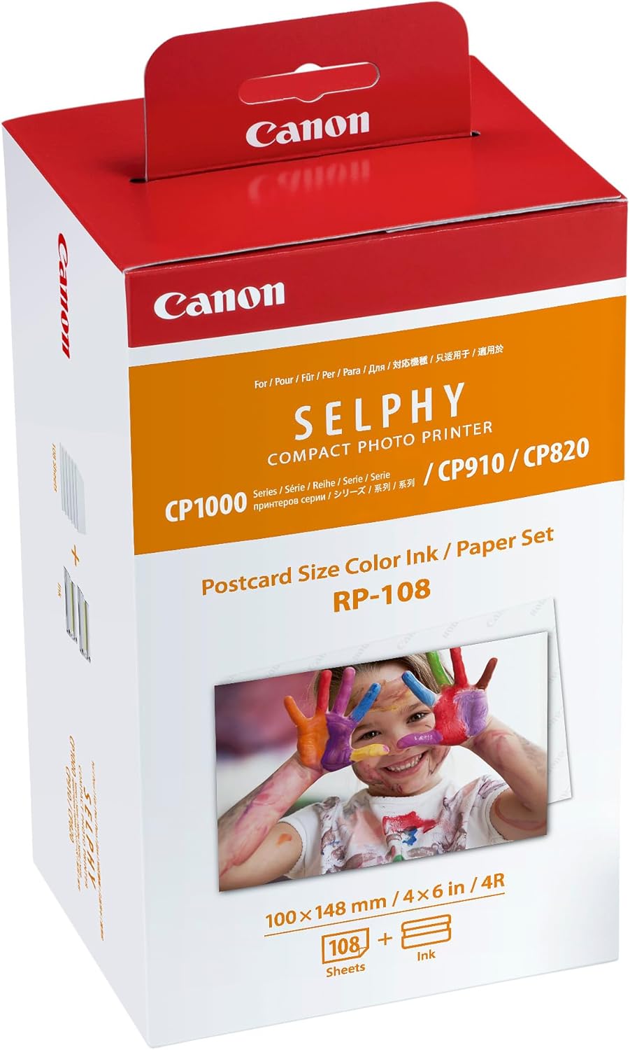 Canon RP-108 Color Ink/Paper Set Selphy CP Series