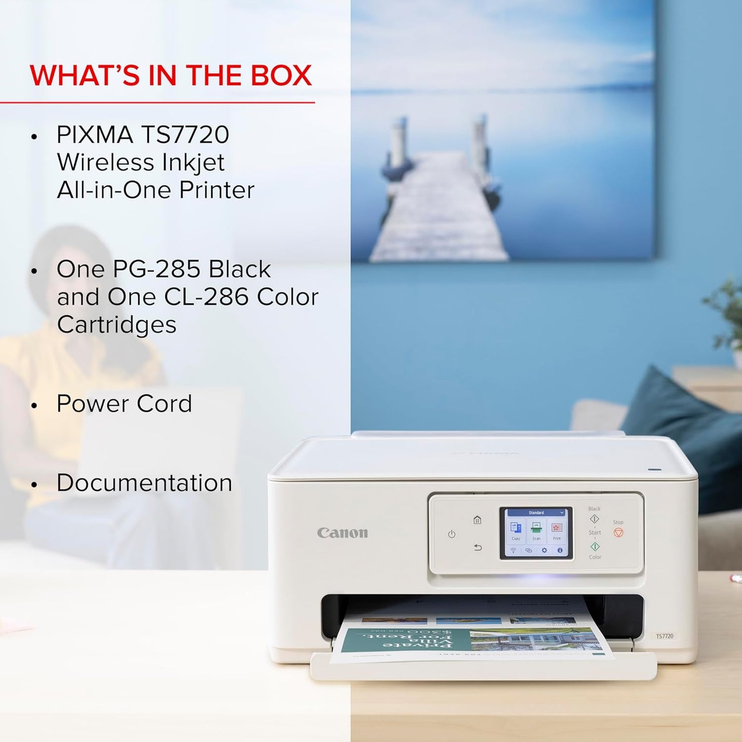 Canon PIXMA TS7720 Wireless All-in-One Printer
