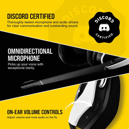 Corsair CA-9011202-NA VOID Elite Wireless Gaming Headset - White