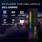 Dell 8500 RGB Gaming PC - i5, 16GB, 1TB SSD, GTX 750 Ti
