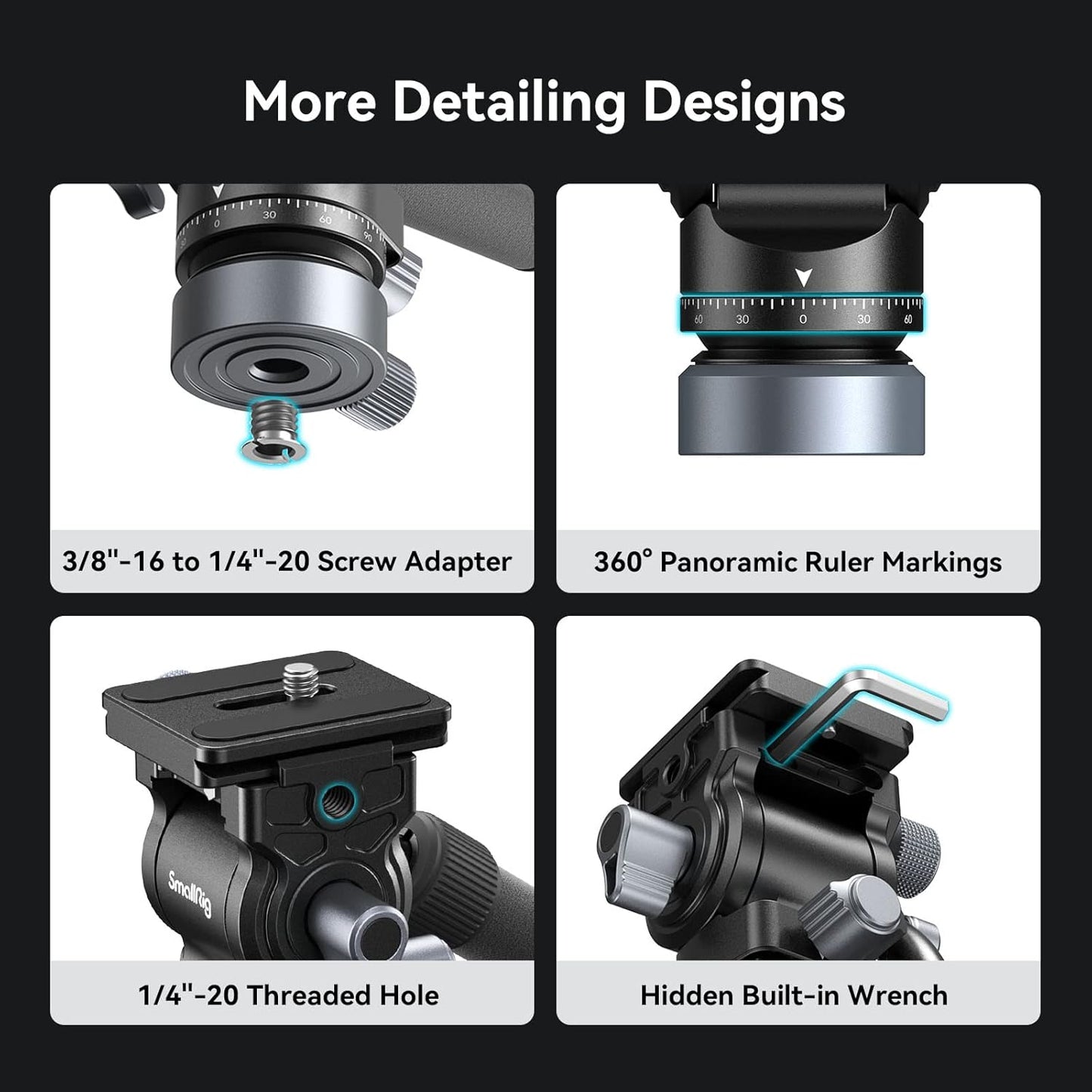 SmallRig CH 20 Fluid Video Head Leveling Base