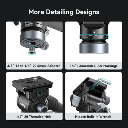 SmallRig CH 20 Fluid Video Head Leveling Base