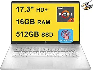 HP Laptop 17 5500U Touchscreen Ryzen 5 16GB 512GB SSD