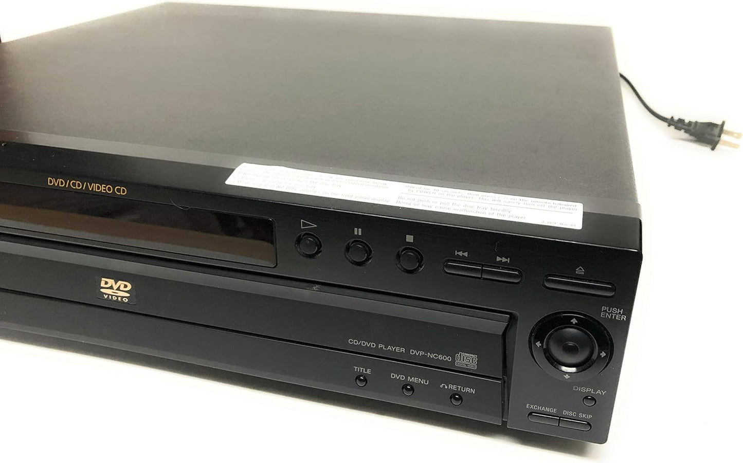 Sony DVPNC600 5-Disc Carousel DVD CD Changer