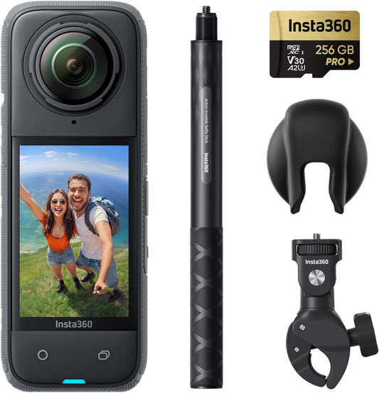 Insta360 CINSABMA X4 Motorcycle Bundle 8K Action Camera
