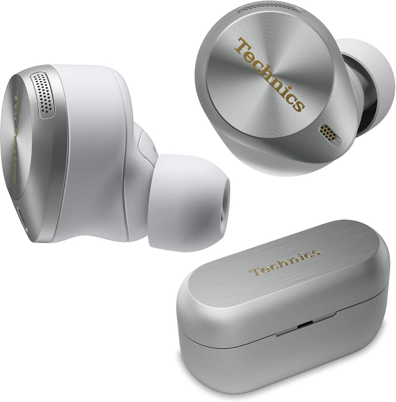 Technics EAH–AZ80-S Wireless Noise-Canceling Earbuds — main product image