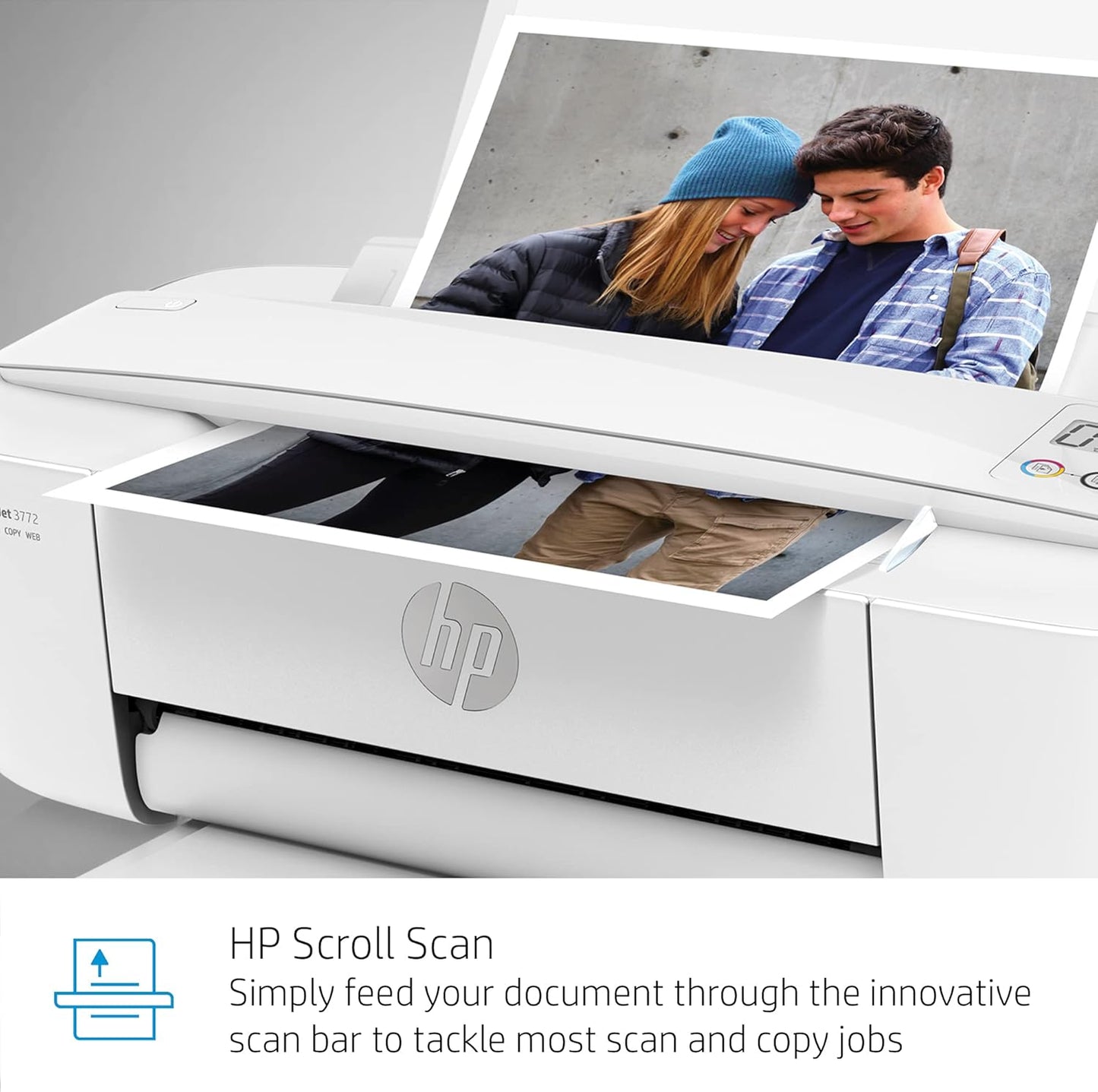 HP T8W88A DeskJet 3772 All-in-One Printer Renewed