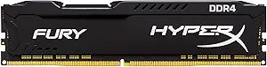 HyperX HX429C17FB/16 Fury Black 16GB 2933MHz DDR4 RAM — main product image