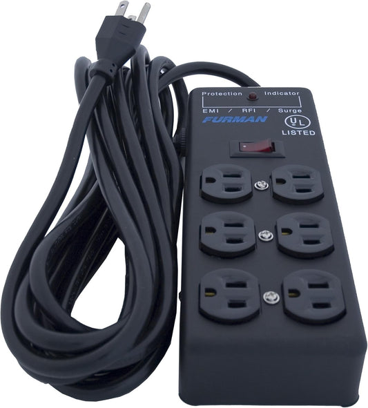 Furman SS6B Power Conditioner Surge Suppressor 6 Outlet