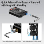 Sirui QC-55P 55mm Quick Release Plate Panoramic Head