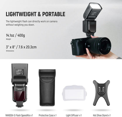 Neewer NW635II-S TTL Speedlite Flash Sony Cameras