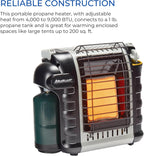 Avenger FBDPI9 Portable Propane Gas Outdoor Heater 9000 BTU