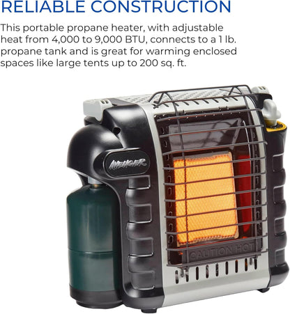Avenger FBDPI9 Portable Propane Gas Outdoor Heater 9000 BTU
