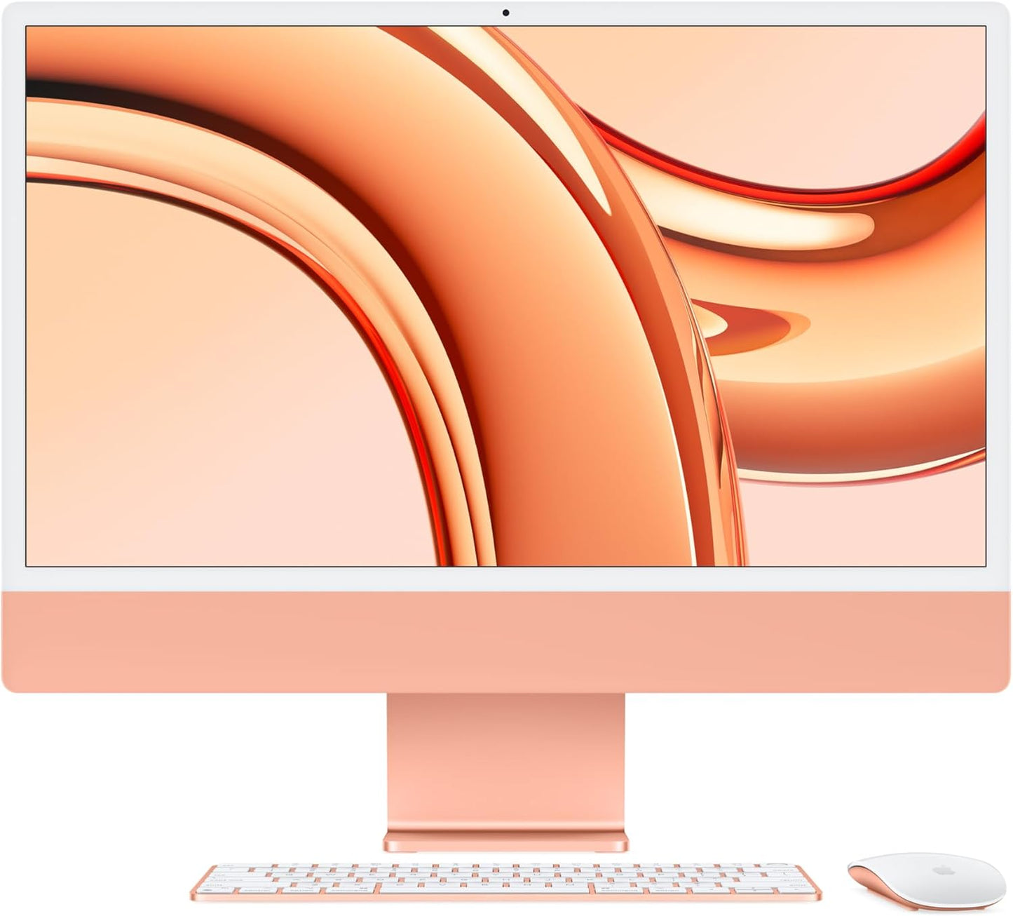 Apple M3 2023 iMac: 24-inch Retina Display - Orange