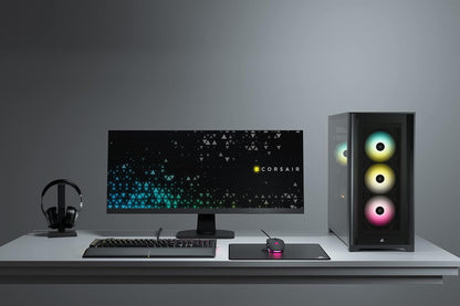 Corsair CC-9011212-WW iCUE 5000X RGB Black Mid-Tower Case