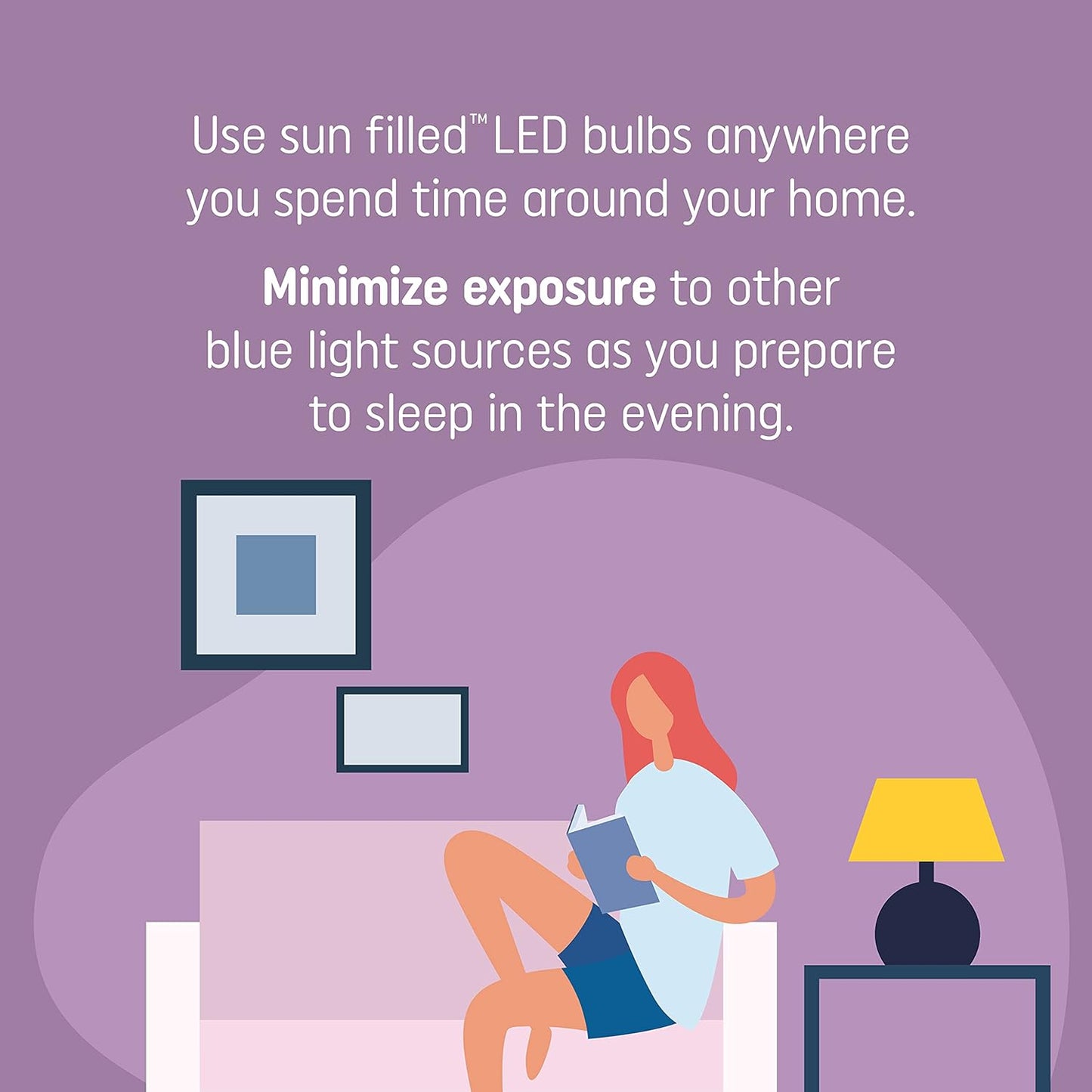 GE 93129184 Sun Filled 60W LED Bulb - Soft White