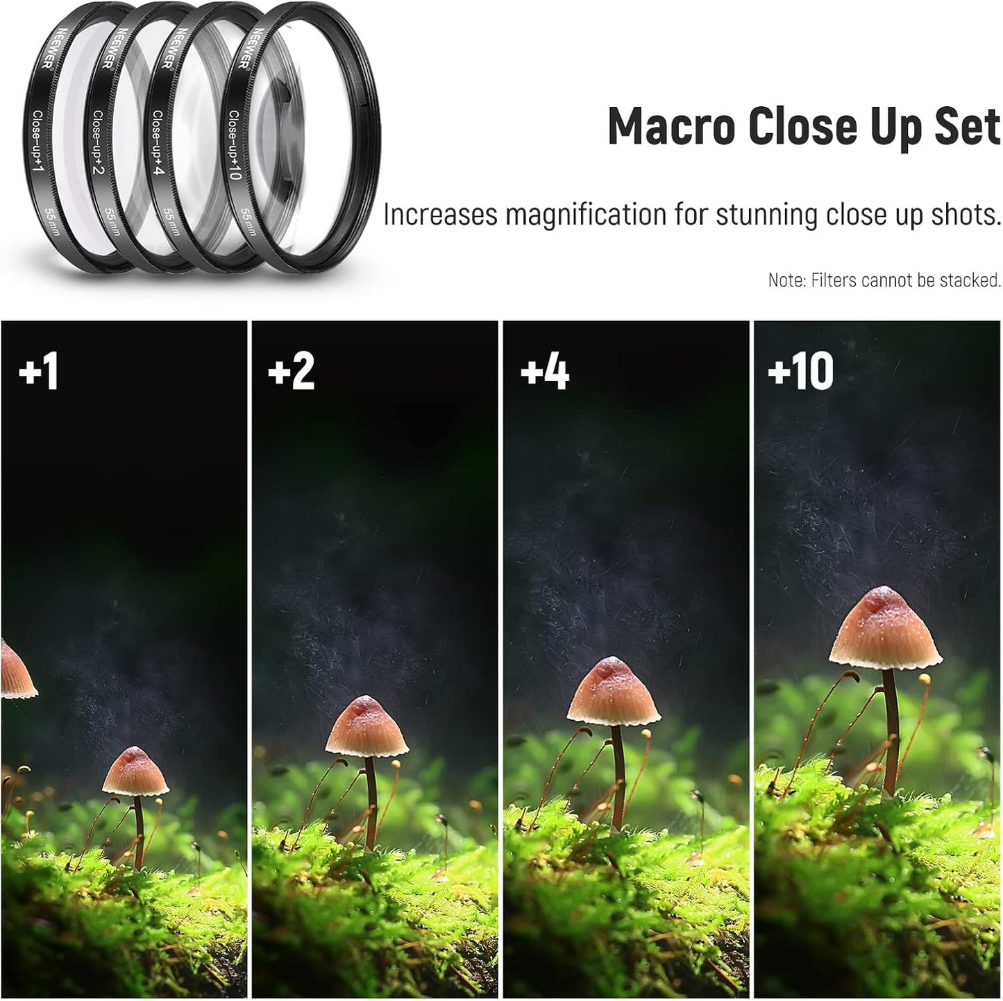 Neewer 10101901 55mm Lens Filter Kit