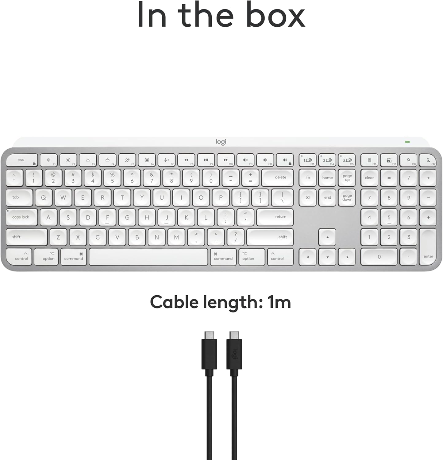 Logitech 920-011622 MX Keys S for Mac Wireless Keyboard