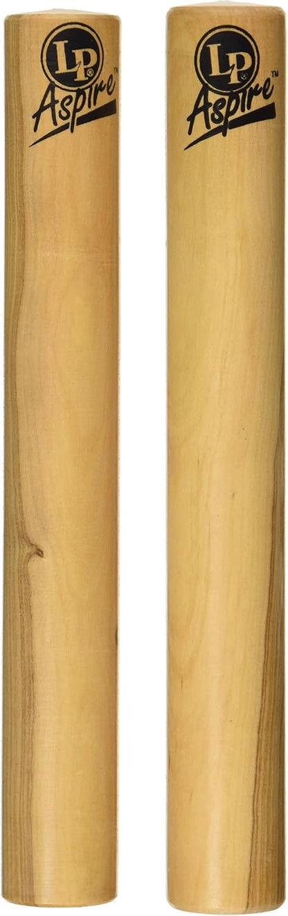 Latin Percussion LPA165 White Wood Clave Percussion