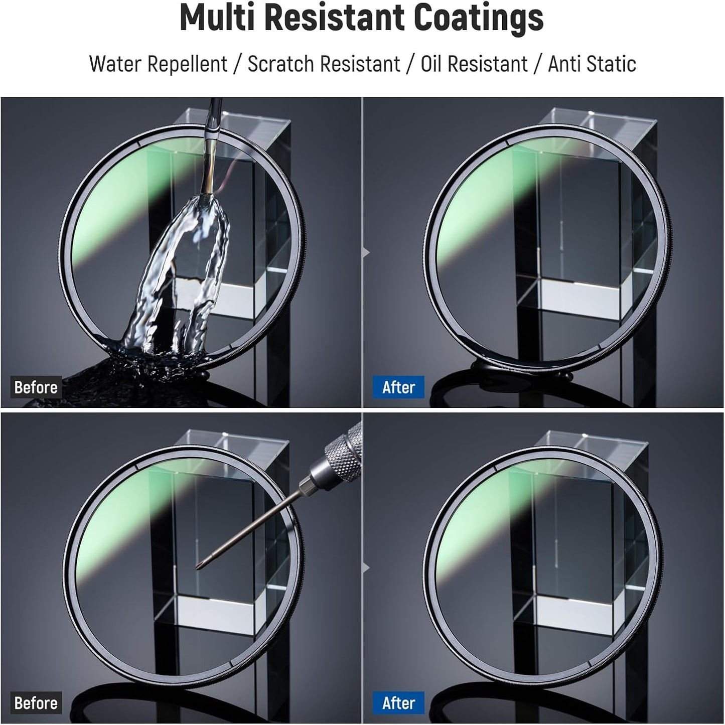 Neewer 10104875 55mm CPL Filter Polarizing Lens Cap