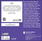 Sony Wheel of Fortune 2023 Day-to-Day Calendar
