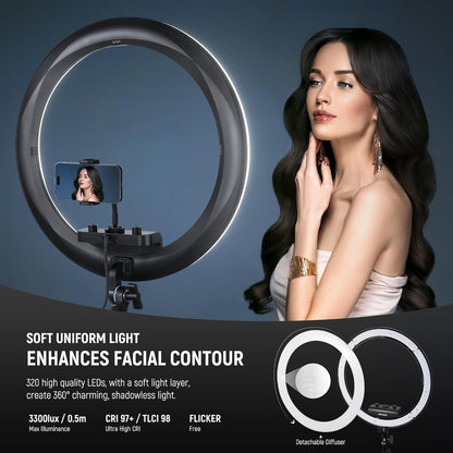 Neewer RP18B Pro 18-inch LED Ring Light Kit