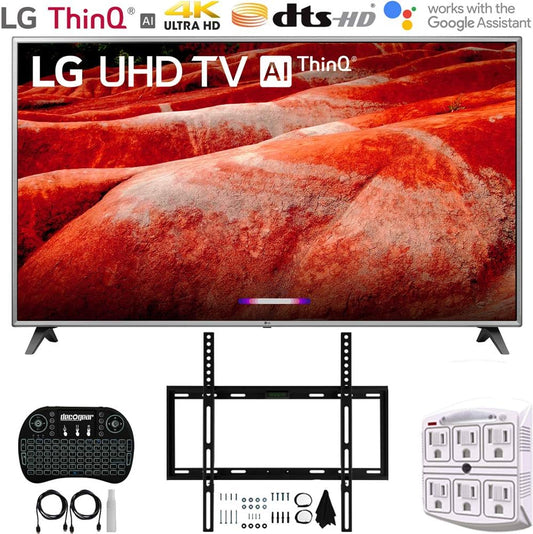 LG 75UM7570PUD 75-Inch 4K Smart TV Bundle