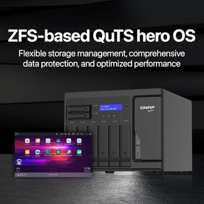 QNAP TS-h886-D1602-8G-US 8-Bay Xeon NAS 2.5GbE