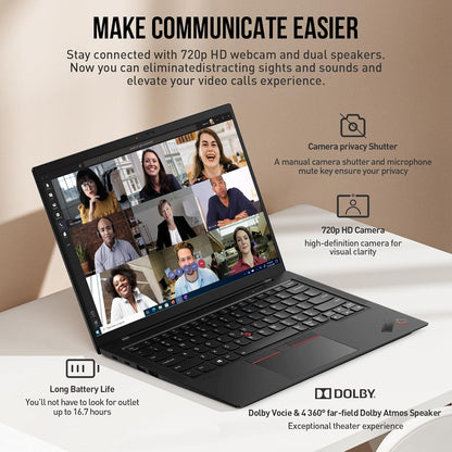 Lenovo Thinkpad X1 Carbon 1185G7 14" WUXGA Laptop i7