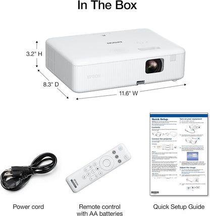 Epson W01 EpiqVision Flex Portable Projector - Streaming Ready