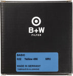 B+W 1102634 39mm Basic Yellow MRC Filter