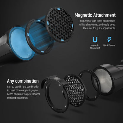 Neewer CRM2 Magnetic Flash Accessories Kit for Round Head Speedlites