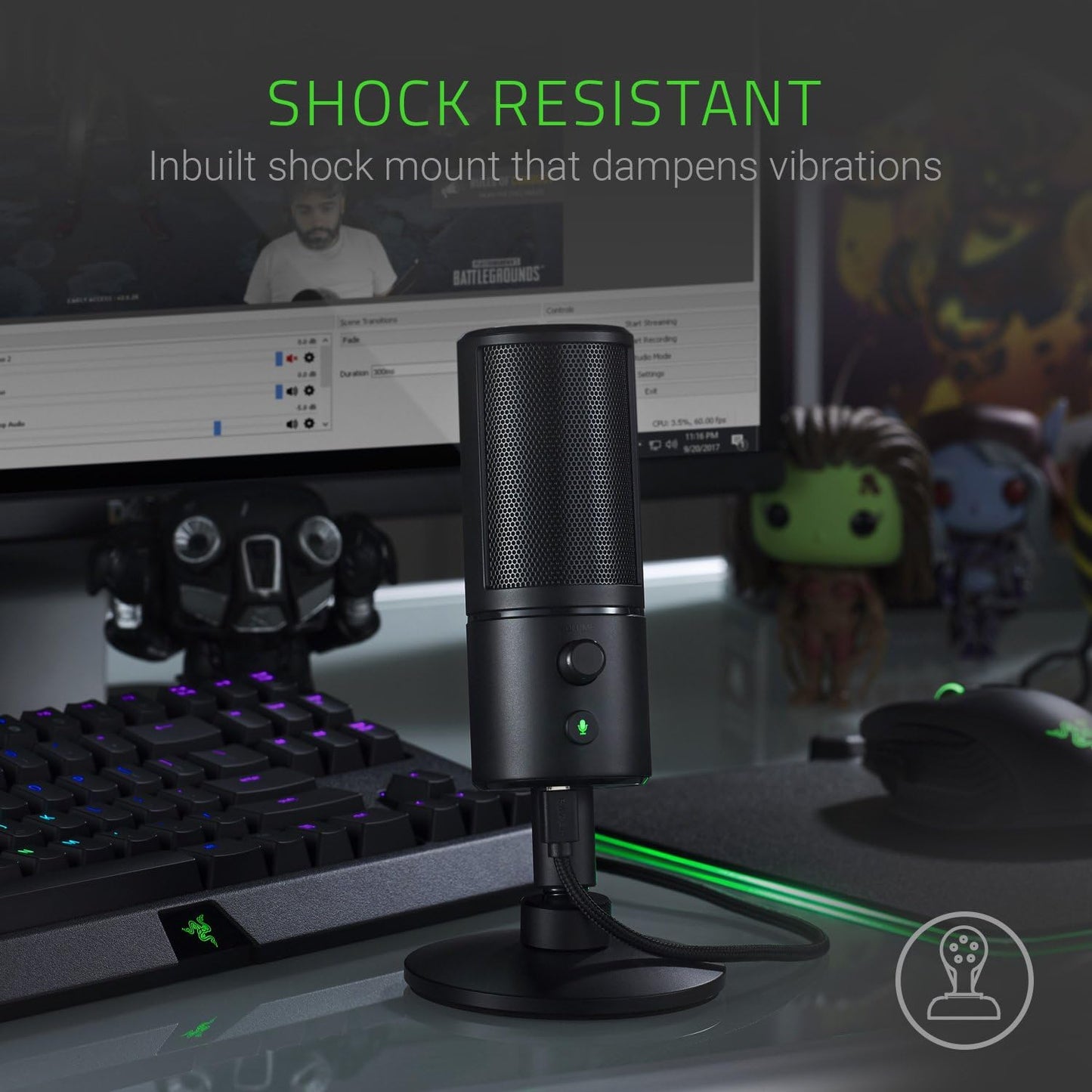 Razer RZ19-02290100-R3U1 Seiren X USB Streaming Microphone