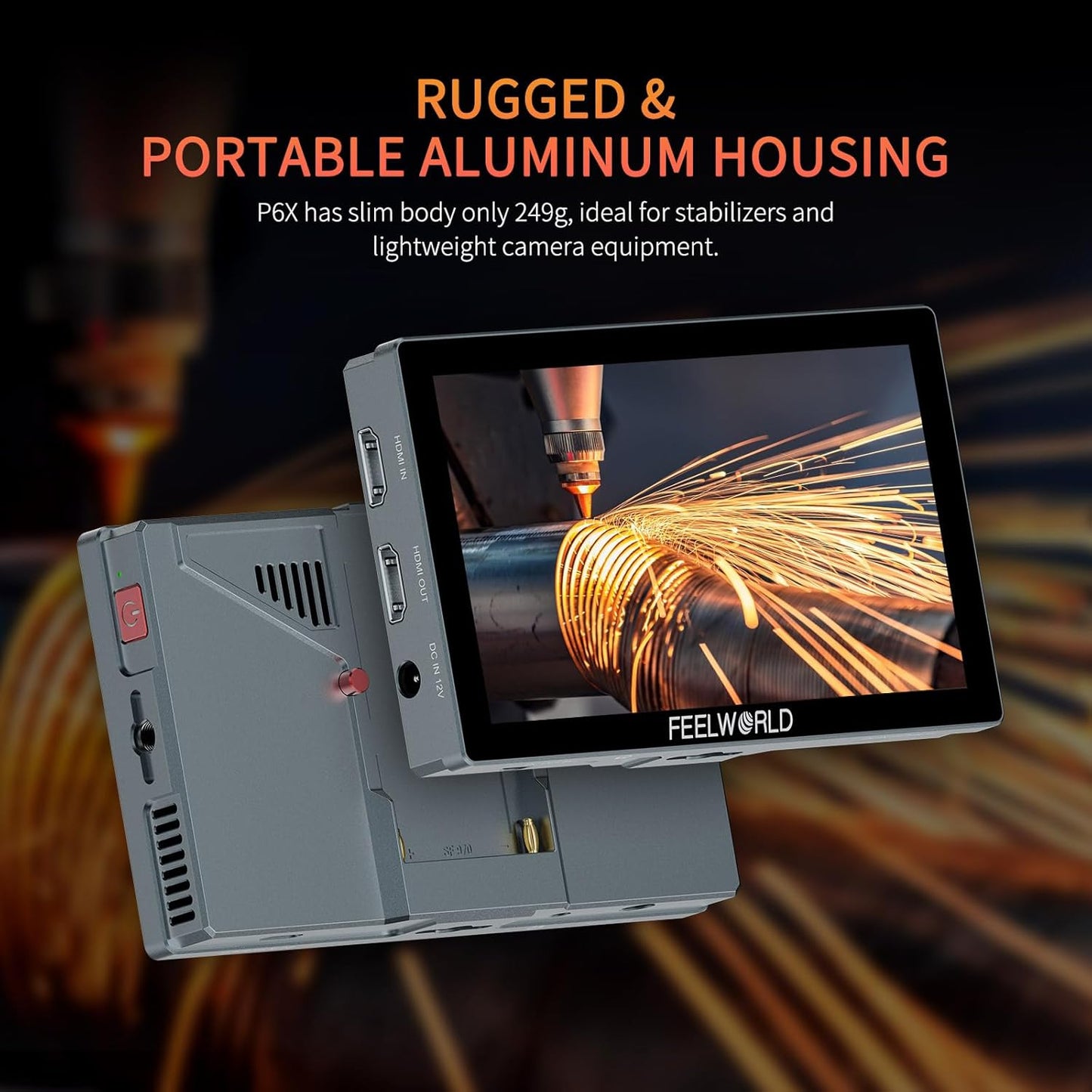 FEELWORLD P6X-ANP75-AMC5-OF-US 5.5" 1000nit Touchscreen Monitor Kit