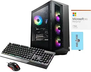 MSI AeRS12TG-285 Gaming PC i7-12700KF 64GB 2TB SSD 6TB HDD RTX 3060 Ti Win11 MS365