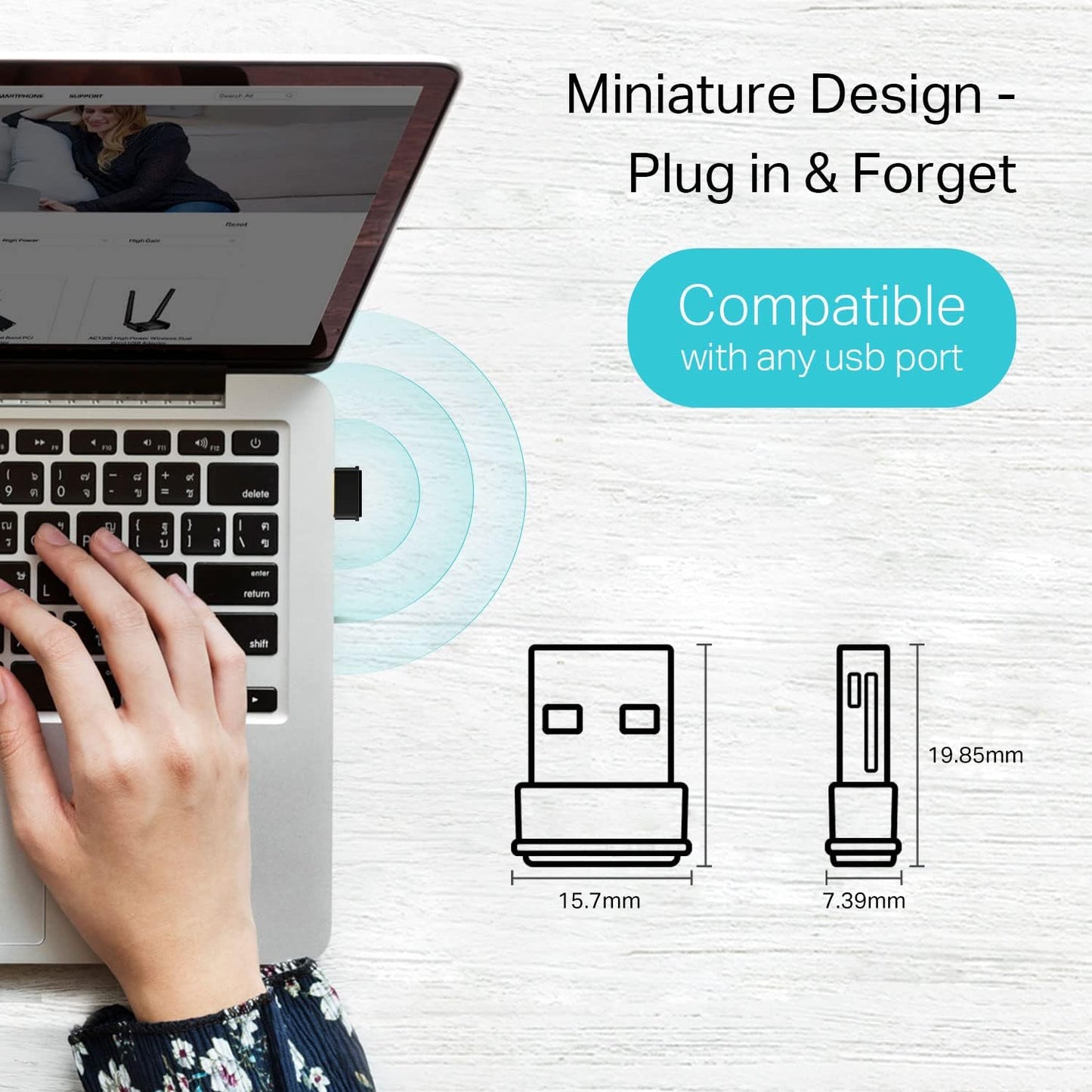 TP-Link Archer T3U Nano AC1300 USB WiFi Adapter