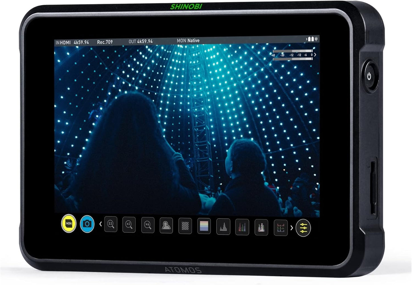 Atomos Shinobi 7 - 7-Inch 4K HDMI HDR Monitor with Power Kit
