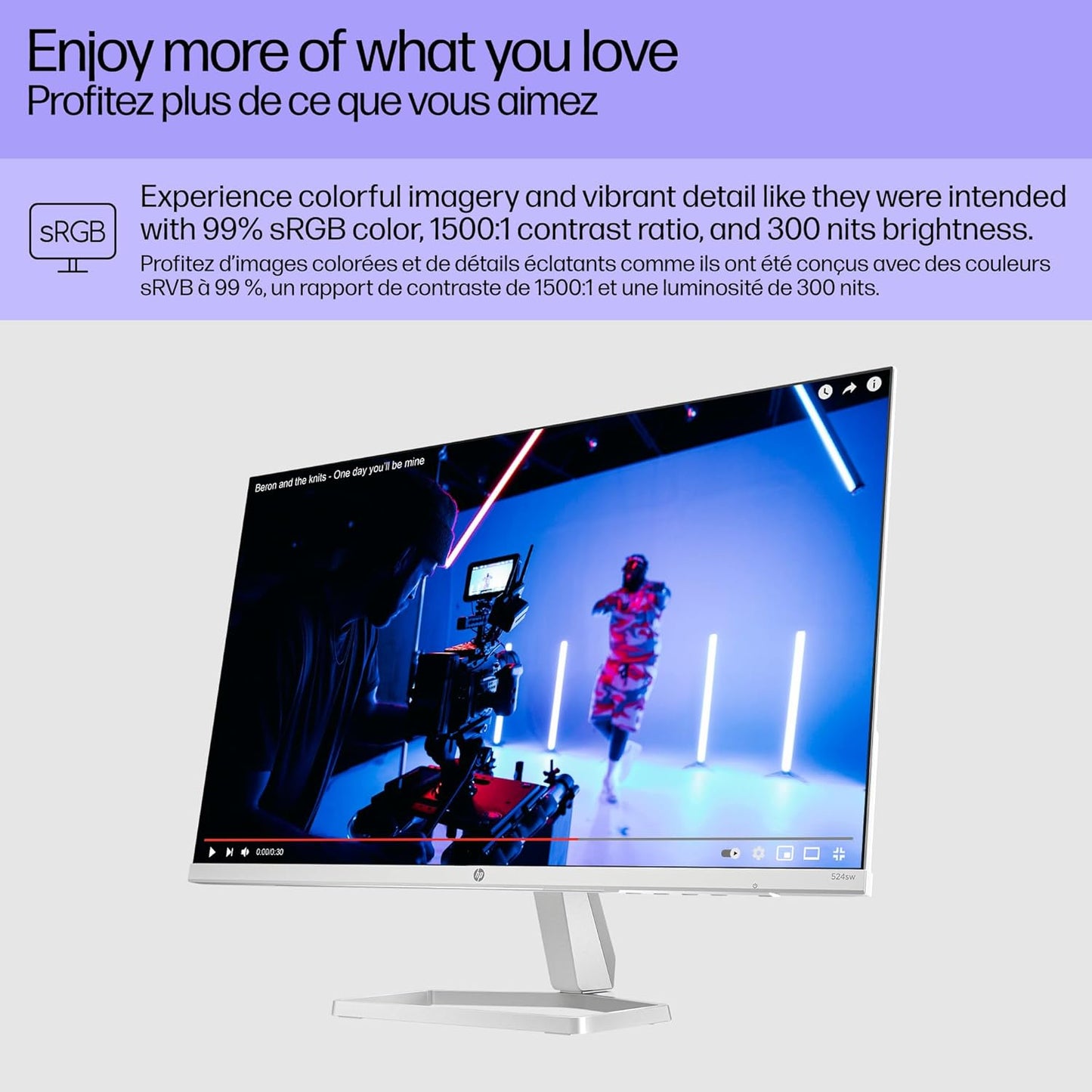 HP 94C36AA#ABA Series 5 24" FHD Monitor - Eye Ease