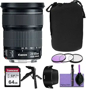Canon EF 24-105mm STM Lens Deluxe Photo Bundle