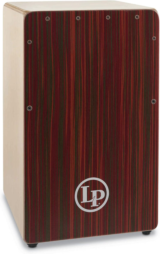 Latin Percussion LP1491RB Woodshop Cajon: Red Blur Artply