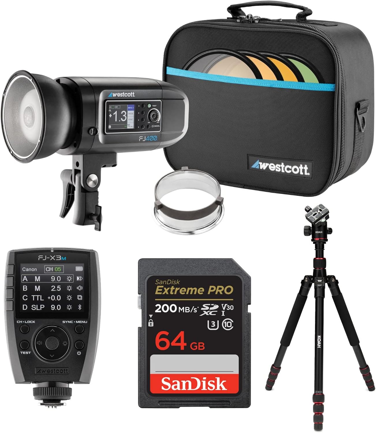 Westcott FJ400 400Ws Strobe Kit Flash Trigger